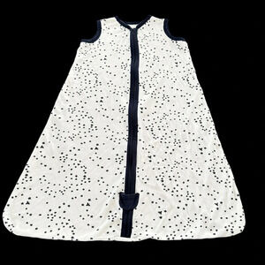 Burt’s Bees Baby Beekeeper Large 12-18 months Knit Cotton Sleep Sack Navy Stars